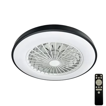 NEDES Dizájn lámpa, LED mennyezeti lámpa OPAL + mennyezeti ventilátor + távvezérlő 48W - LCL6345
