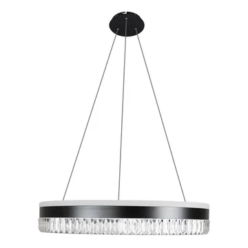 NEDES Dizájn lámpa, LED luxusos függesztett kristálycsillár + távvezérlő 80W - TA2302/B