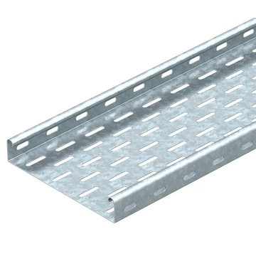 OBO Bettermann MKS 330 FT kábeltálca MKS perforált 35x300x3000 merítetten tűzihorganyzott, DIN EN ISO 1461 (6053300)