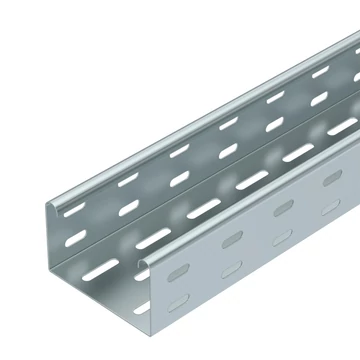 OBO Bettermann MKS 610 FS kábeltálca MKS perforált 60x100x3000 szalaghorganyzott, DIN EN 10346 (6055109)