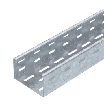 OBO Bettermann MKS 610 FT kábeltálca MKS perforált 60x100x3000 merítetten tűzihorganyzott, DIN EN ISO 1461 (6055532)