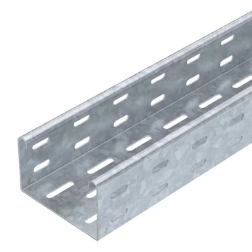 OBO Bettermann SKS 610 FT kábeltálca SKS perforált 60x100x3000 merítetten tűzihorganyzott, DIN EN ISO 1461 (6056636)