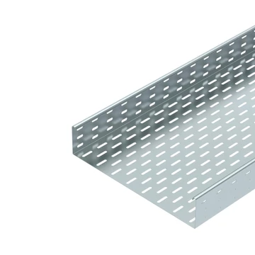 OBO Bettermann MKS 840 FS kábeltálca MKS perforált 85x400x3000 szalaghorganyzott, DIN EN 10346 (6057403)