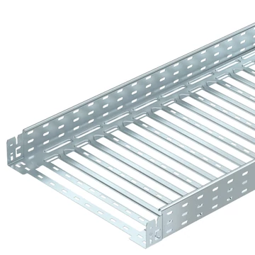 OBO Bettermann MKSM 850 FS MKSM kábeltálca perforált, gyorsösszekötővel 85x500x3050 szalaghorganyzott, DIN EN 10346 (6059090)