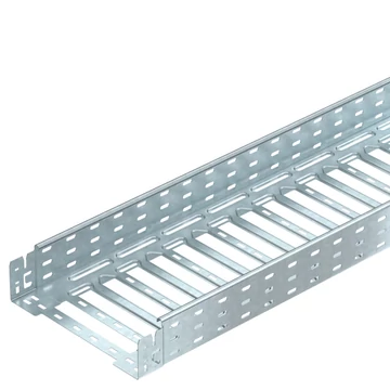 OBO Bettermann MKSM 830 FT MKSM kábeltálca perforált, gyorsösszekötővel 85x300x3050 merítetten tűzihorganyzott, DIN EN ISO 1461 (6059103)