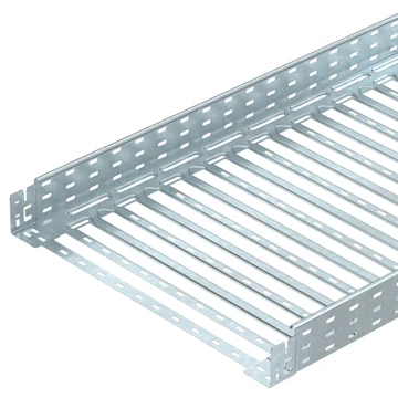 OBO Bettermann MKSM 860 FT MKSM kábeltálca perforált, gyorsösszekötővel 85x600x3050 merítetten tűzihorganyzott, DIN EN ISO 1461 (6059109)