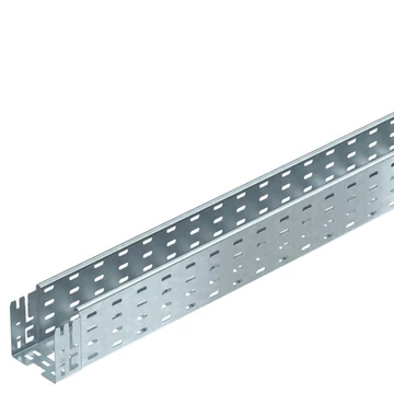 OBO Bettermann MKSM 110 FT MKSM kábeltálca perforált, gyorsösszekötővel 110x100x3050 merítetten tűzihorganyzott, DIN EN ISO 1461 (6059173)