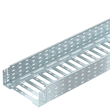 OBO Bettermann MKSM 130 FT MKSM kábeltálca perforált, gyorsösszekötővel 110x300x3050 merítetten tűzihorganyzott, DIN EN ISO 1461 (6059179)