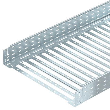 OBO Bettermann MKSM 160 FT MKSM kábeltálca perforált, gyorsösszekötővel 110x600x3050 merítetten tűzihorganyzott, DIN EN ISO 1461 (6059185)