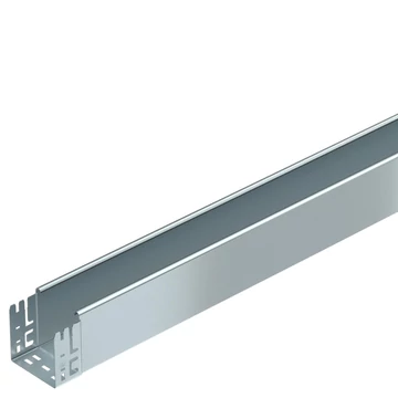 OBO Bettermann MKSMU 110 FS MKSMU kábeltálca perf. nélkül gyorsösszekötővel 110x100x3050 szalaghorganyzott, DIN EN 10346 (6059382)