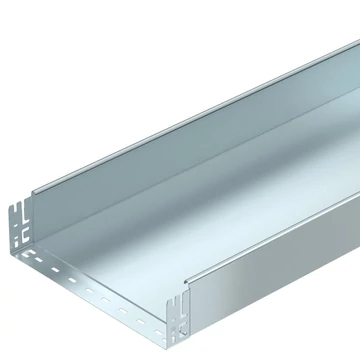 OBO Bettermann MKSMU 140 FS MKSMU kábeltálca perf. nélkül gyorsösszekötővel 110x400x3050 szalaghorganyzott, DIN EN 10346 (6059390)