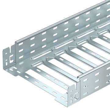 OBO Bettermann SKSM 810 FS SKSM Kábeltálca gyorsösszekötővel, perforált 85x100x3050 szalaghorganyzott, DIN EN 10346 (6059530)