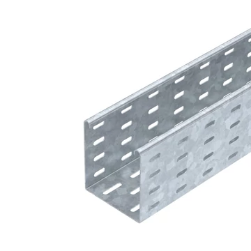 OBO Bettermann SKS 110 FT kábeltálca SKS perforált 110x100x3000 merítetten tűzihorganyzott, DIN EN ISO 1461 (6061605)
