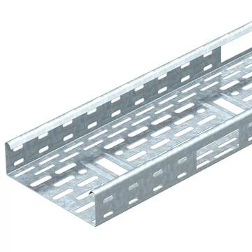 OBO Bettermann IKS 640 FS kábeltálca IKS fenék- + oldalátvezetővel 60x400x3000 szalaghorganyzott, DIN EN 10346 (6087159)