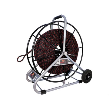 RUNPOTEC PE behúzókötél acél csévélődobbal, D=12 mm, 200m (101210)