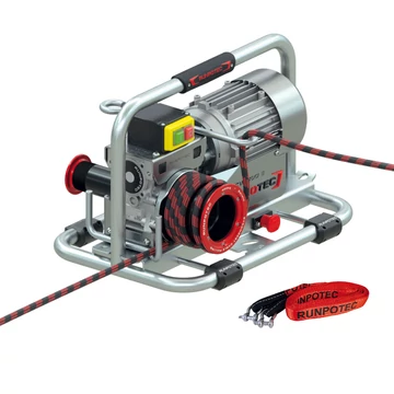 RUNPOTEC Elektromos kábelbehúzó csörlő, horganyzott acél, CW800 E (101480)