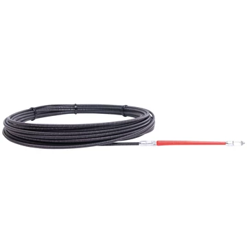 RUNPOTEC Rugós vezetékbehúzó fém, RUNPOGLEIDER fejjel, D=4 mm, 25m (300200)