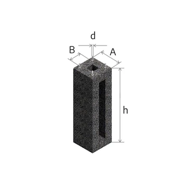 Beton alaptest Foundation FP3 120/43 4xM24/430x1200x300 mm, 308kg (SBS-F120/43)