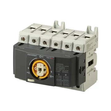 SOCOMEC SIRCO átkapcsoló M2 méret 3X80A (mechanikus átkapcsoló I-0-II, hajtás nélkül) (22303008)