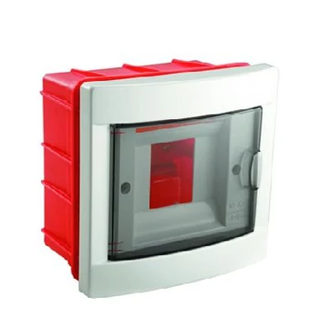 VIKO (by Panasonic) Süllyesztett lakáselosztó 4 modulos, IP20, füstszínű ajtóval (90916004)