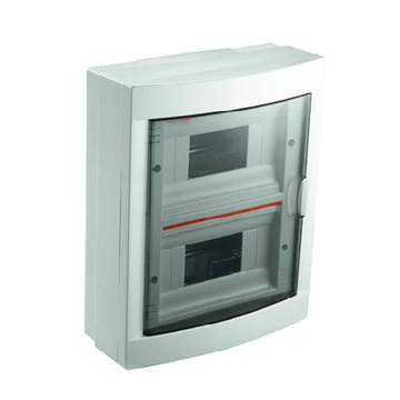 VIKO (by Panasonic) Falon kívüli lakáselosztó 16 modulos, IP20, füstszínű ajtóval, PE/N sínekkel (90916116)