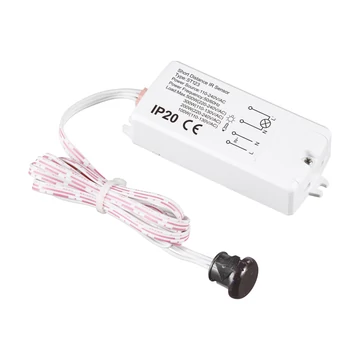 COMMEL Szenzoros kapcsoló beépíthető, max. 500W, 5A, 5-6cm, kézelhúzásra + ajtó nyitásra kapcsol, IP20 (311-206)