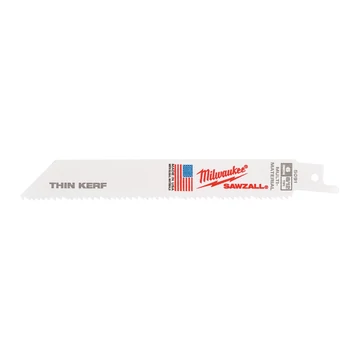 Milwaukee Szablyafűrészlapok 150/3,2/2,1 mm Bimetál, Co 5 db, Fa / Fém / Műanyag (48005091) (48475091)