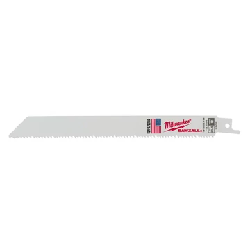 Milwaukee Szablyafűrészlapok 200/3,2/2,1 mm Bimetál, Co 5 db, Fa / Fém / Műanyag (48005093) (48475093)
