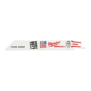 Milwaukee Szablyafűrészlapok THIN KERF 150/1,8 mm Bimetál, Co 5 db (48005182) (48475182)