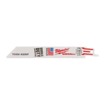 Milwaukee Szablyafűrészlapok THIN KERF 150/1 mm Bimetál, Co 5 db (48005186) (48475186)