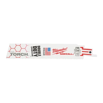 Milwaukee Szablyafűrészlapok Heavy Duty TORCH™ 150/2,5 mm Bimetál, Co 5 db, fém (48005712) (48475712)