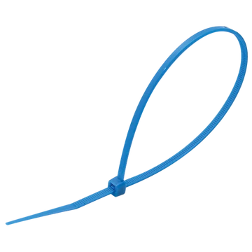 TRACON Normál kábelkötegelő, kék, 98x2.5mm, D=1-21mm, PA6.6 (120K)