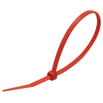 TRACON Normál kábelkötegelő, piros, 140x3.6mm, D=2-36mm, PA6.6 (150P)