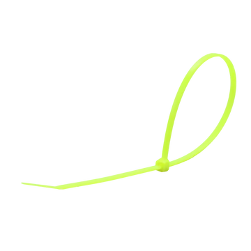 TRACON Normál kábelkötegelő, neon zöld, 290x3.6mm, D=2-80mm, PA6.6 (230NZ)