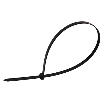 TRACON Normál kábelkötegelő, fekete, 250x4.8mm, D=3-68mm, PA6.6 (251PR)