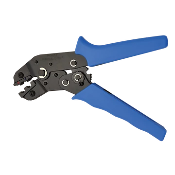 TRACON Présszerszám szigetelt kábelsarukhoz, 0,5-2,5mm2 (9006RS)