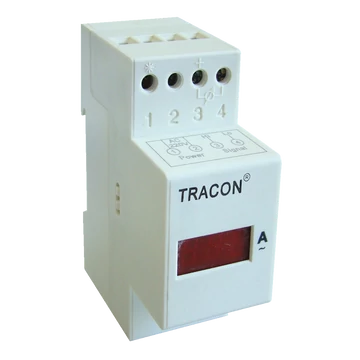 TRACON Sínre pattintható digitális váltakozó áramú voltmérő, 500V AC, Us=230V (ACVMSD-500)