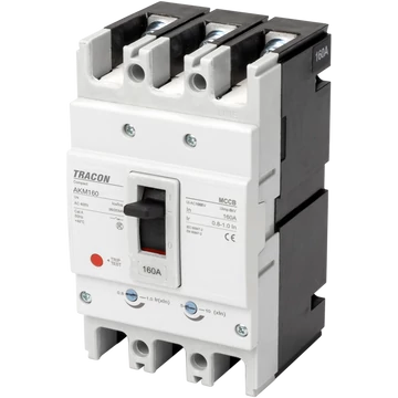 TRACON Kompakt megszakító, 3P, 20A, Ir=(0,8-1,0)In, 400/415V, 50/60Hz, Icu=36kA, Ics=25kA (AKM1-20)