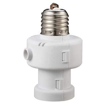 TRACON Alkonykapcsolós foglalat beépített kikapcsolás-időzítővel, 230V, 50 Hz, E27, 1/2/4/8/12 h, 5-15lux, IP20 (ALK-472)