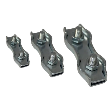 TRACON Sodronyszorító bilincs, dupla, acél,d=5mm, M5 (BSZ2-5)