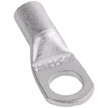 TRACON Szigeteletlen szemes csősaru, ónozott elektrolitréz, 6mm2, M5, (d1=3,8mm, d2=5,3mm) (CL6-5)