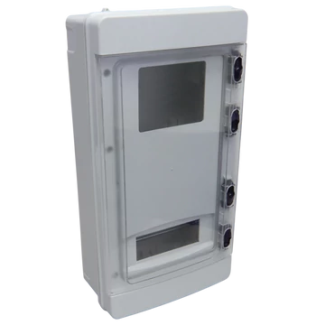 TRACON 3F Fogyasztásmérő szekrény, almérőhöz, 1x6mod + 115x94, HxWxD = 460x240x132mm, IP65, IK10 (CMB3)