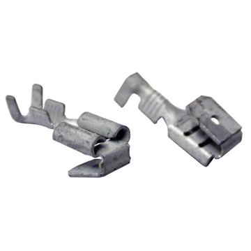 TRACON Szigeteletlen rátolható csatlakozó csap+hüvely, ónozott réz, 6,3x0,8mm, 1-2,5mm2 (CSE)