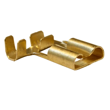 TRACON Szigeteletlen rátolható csatl. hüvely, ónozott réz, rögz.csapos, 7,7x0,8mm, 1-2,5mm2, 90° (CSH09B)