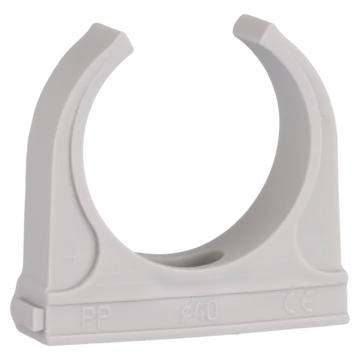 TRACON Csőrögzítő, sorolható klipsz, D=40mm, PP (CSS-40)