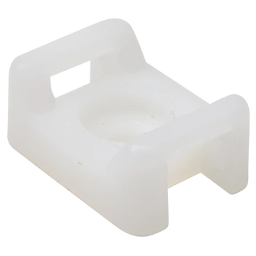 TRACON Csavarozható, 2oldalt fűzhetőkábelkötegelő talp, natúr, 16x11mm, d=3.5mm, PA6.6 (CSTALP-4)