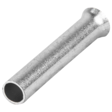 TRACON Szigeteletlen érvéghüvely, ónozott elektrolitréz, 6mm2, L=12mm (E07NR)
