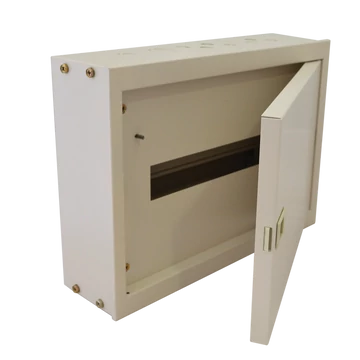 TRACON Fém elosztódoboz falon kívüli, maszkos, fehér, 1x16 mod, HxWxD = 305x445x110mm, IP42, RAL1013 (EDFKF-16/1)
