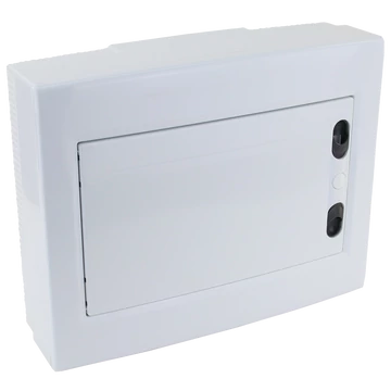 TRACON Falon kívüli elosztódoboz, fehér-sík ajtóval, NPE nélkül, 1x12 (12) modul, IP40, (HxWxD=260x330x92mm) (EDFKSN-12/1)