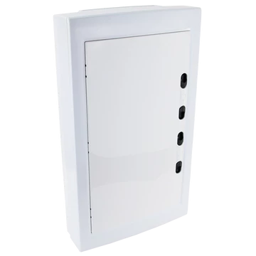 TRACON Falon kívüli elosztódoboz, fehér-sík ajtóval, NPE nélkül, 3x12 (36) modul, IP40, (HxWxD=570x330x100mm) (EDFKSN-12/3)